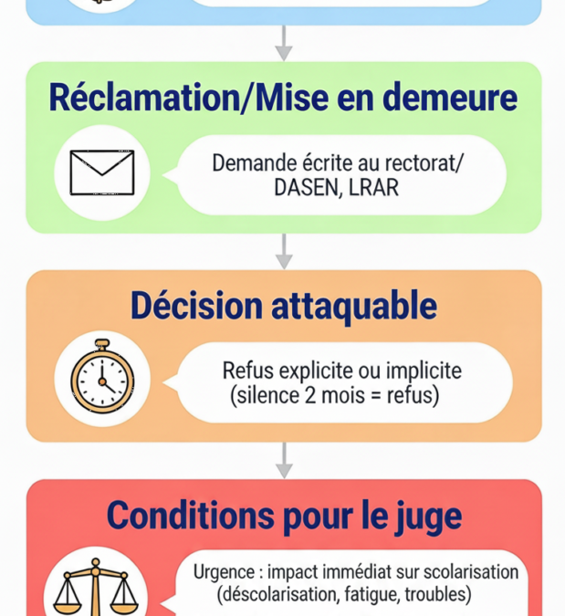 AESH : la procédure du référé suspension pour obtenir l&rsquo;accompagnement auquel votre enfant a droit